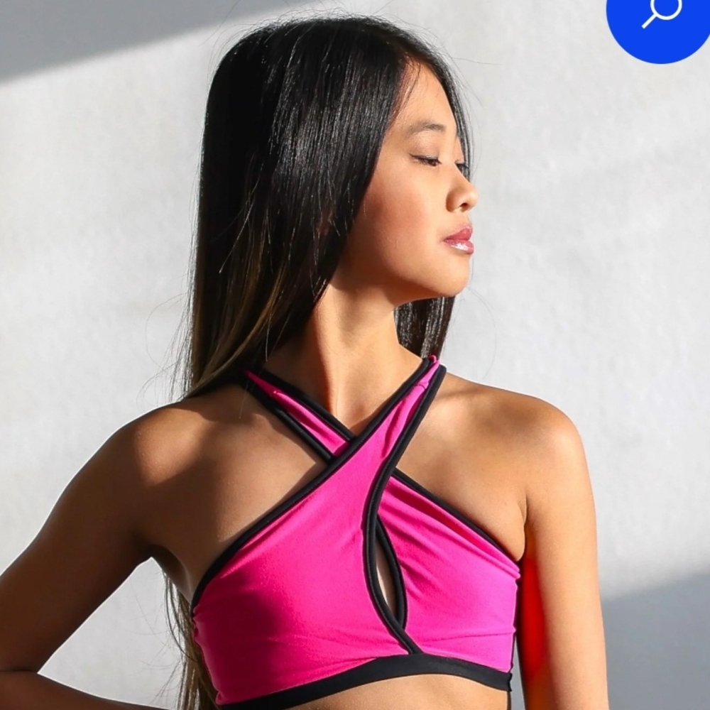 Blue Water Dance Top / Sports Bra